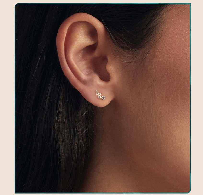 Exquisite Moissanite Bubble Drop Earrings