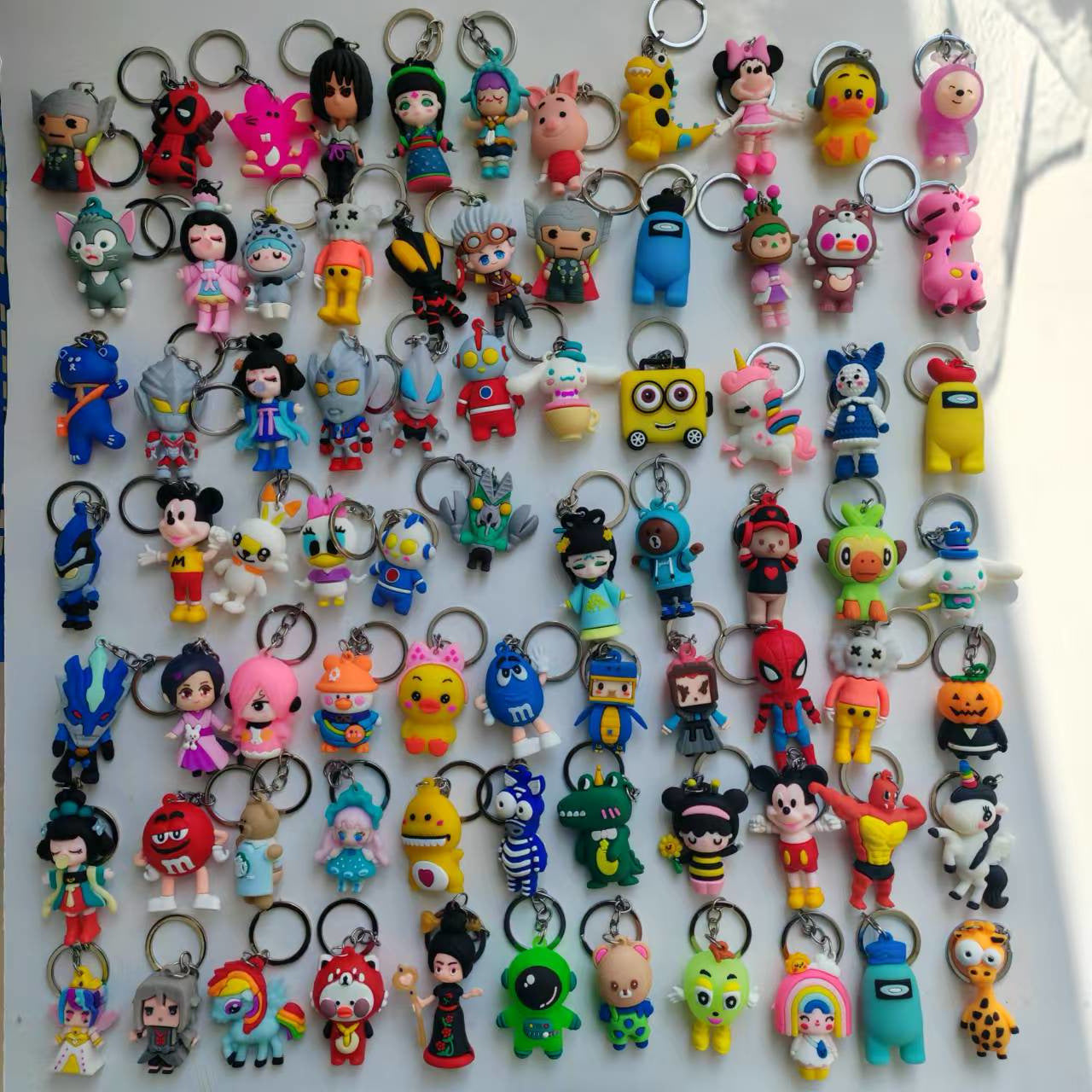 Adorable Mini Dinosaur Stuffed Toy Bag Charm/Keychain